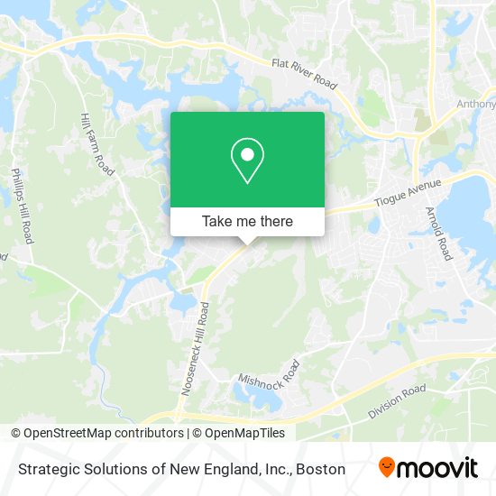 Mapa de Strategic Solutions of New England, Inc.