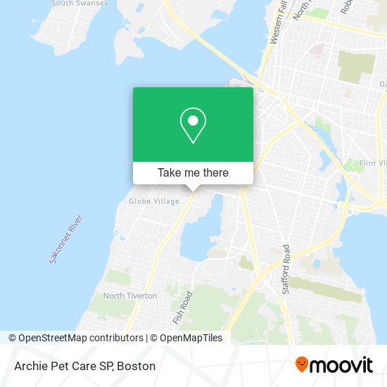 Archie Pet Care SP map