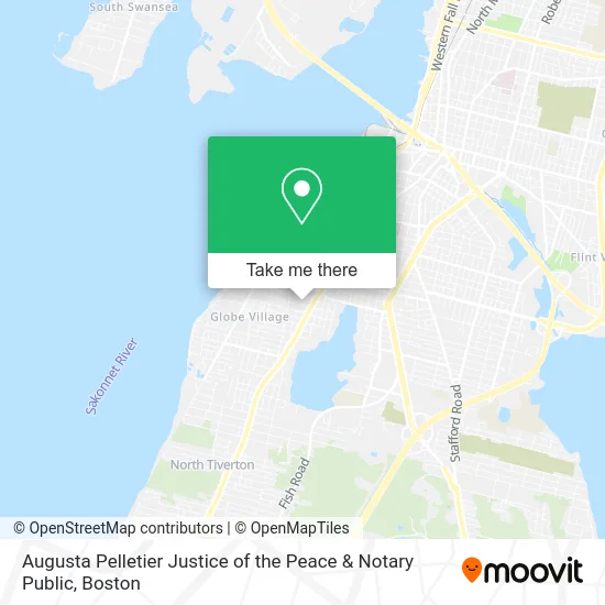 Augusta Pelletier Justice of the Peace & Notary Public map