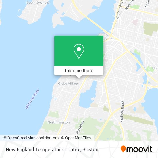 Mapa de New England Temperature Control