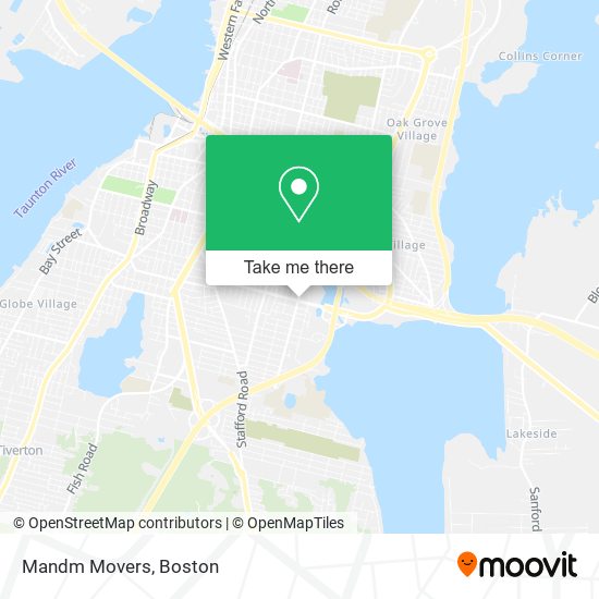 Mandm Movers map