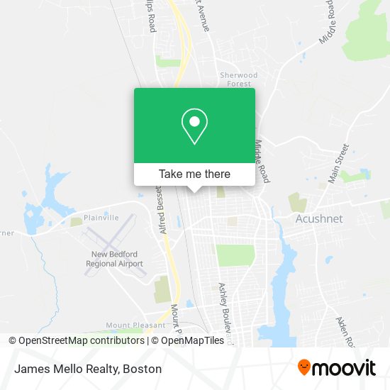 James Mello Realty map