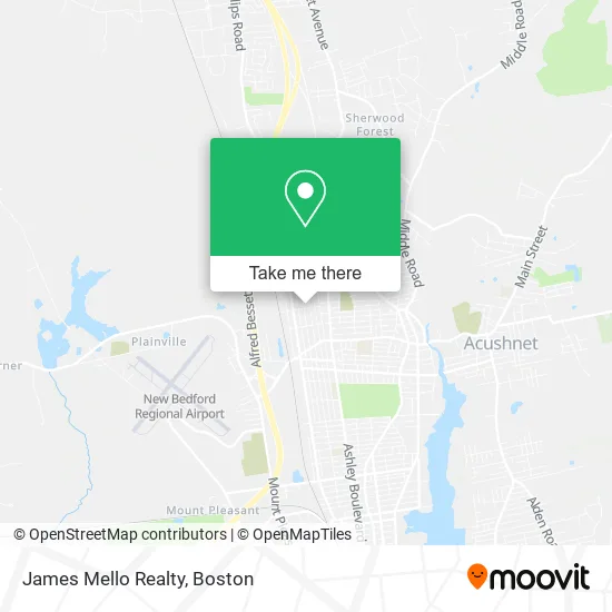 James Mello Realty map