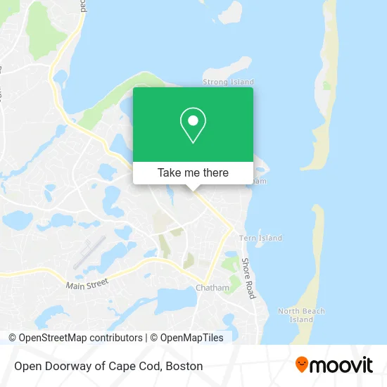 Open Doorway of Cape Cod map