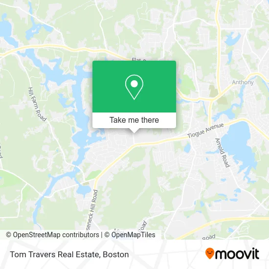 Tom Travers Real Estate map