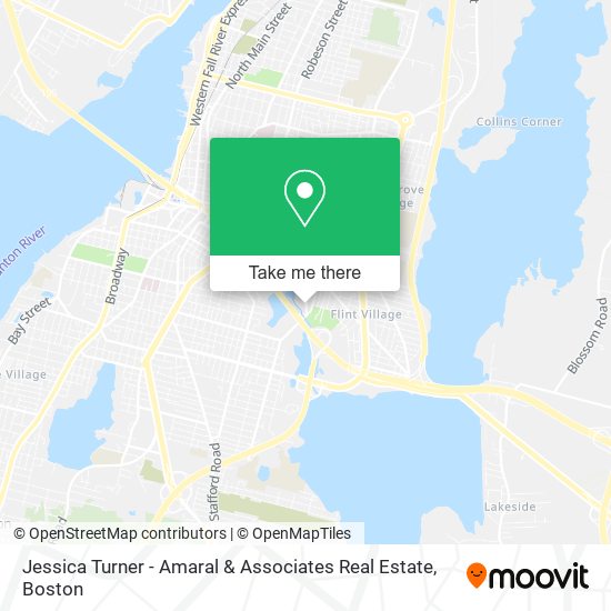 Jessica Turner - Amaral & Associates Real Estate map