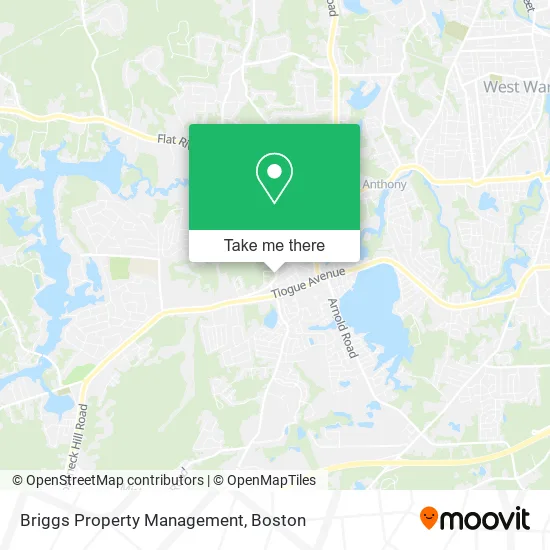 Briggs Property Management map