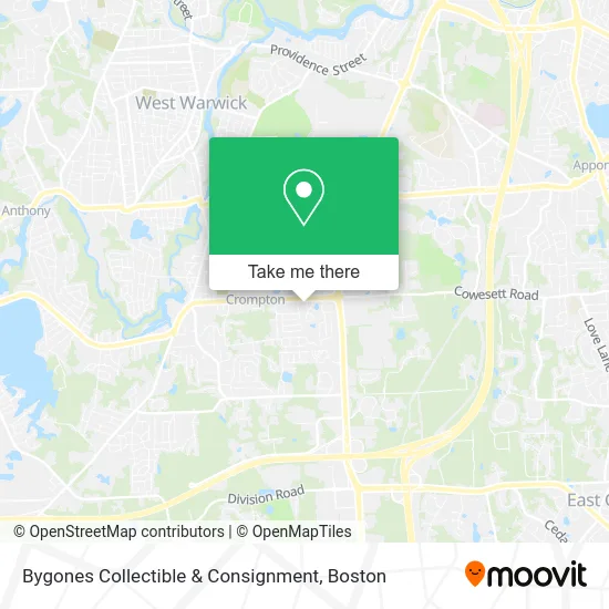 Bygones Collectible & Consignment map