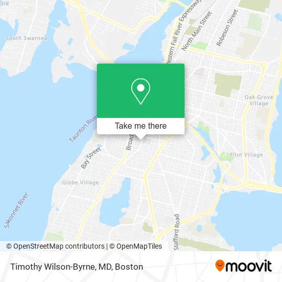 Timothy Wilson-Byrne, MD map