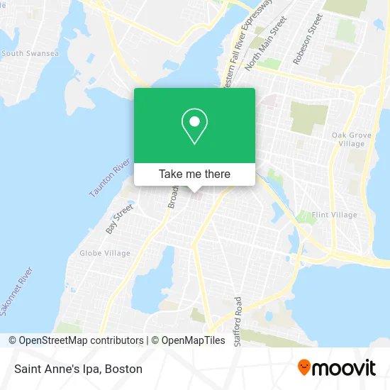 Saint Anne's Ipa map