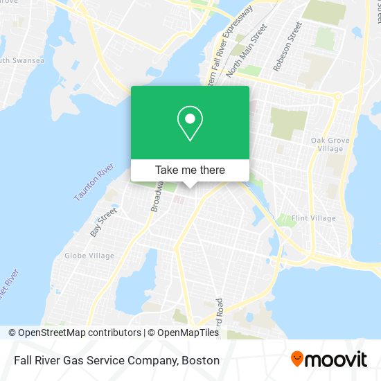 Fall River Gas Service Company map
