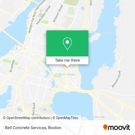 Bell Concrete Services map