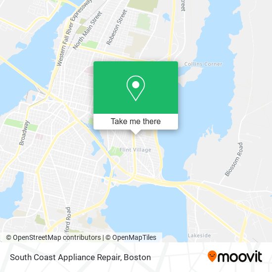 South Coast Appliance Repair map