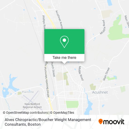 Mapa de Alves Chiropractic / Boucher Weight Management Consultants