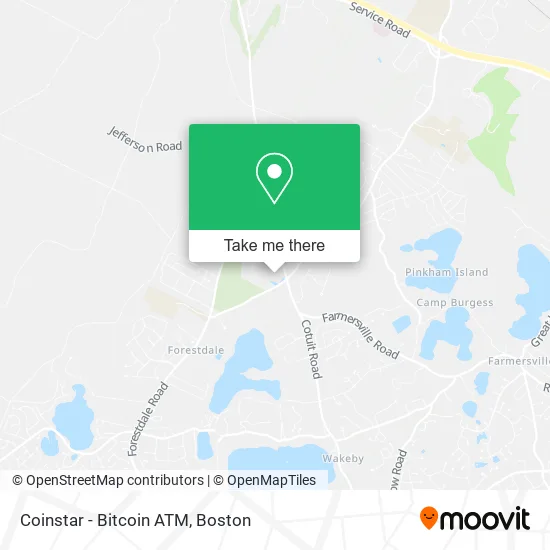 Coinstar - Bitcoin ATM map