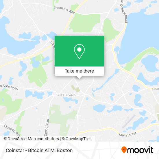 Mapa de Coinstar - Bitcoin ATM