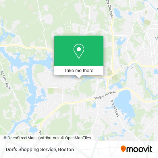 Don's Shopping Service map