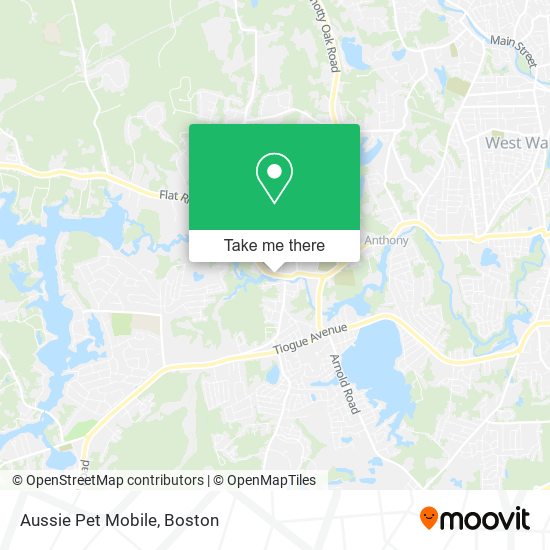 Mapa de Aussie Pet Mobile