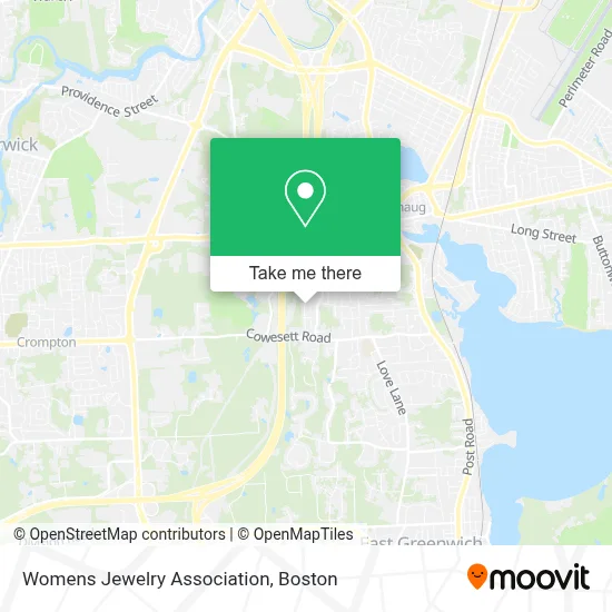 Womens Jewelry Association map