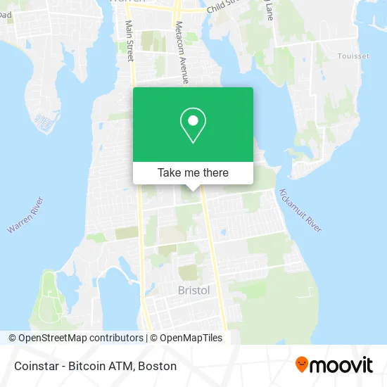 Coinstar - Bitcoin ATM map