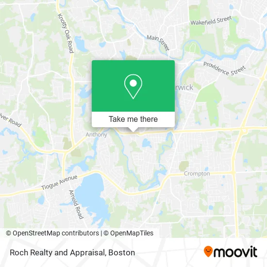 Roch Realty and Appraisal map