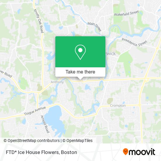 FTD* Ice House Flowers map