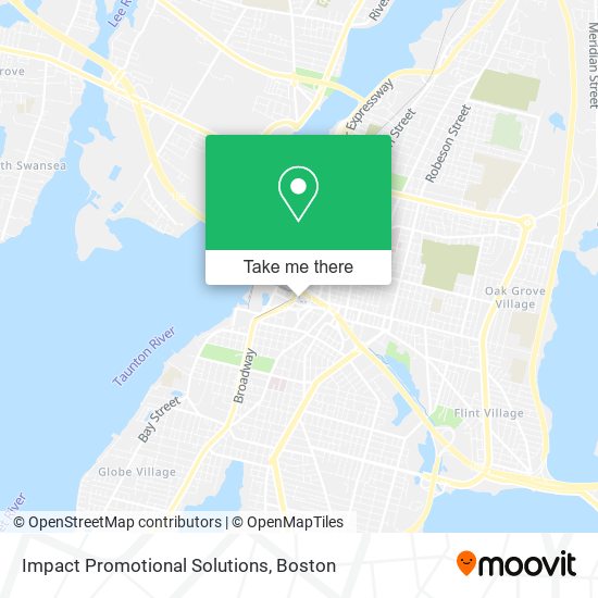 Impact Promotional Solutions map