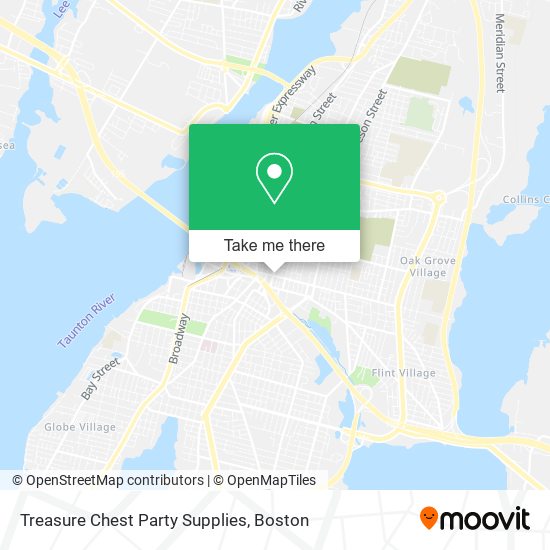 Treasure Chest Party Supplies map