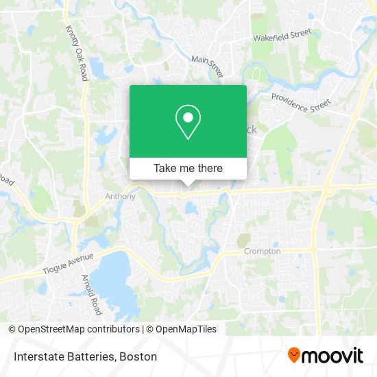 Interstate Batteries map