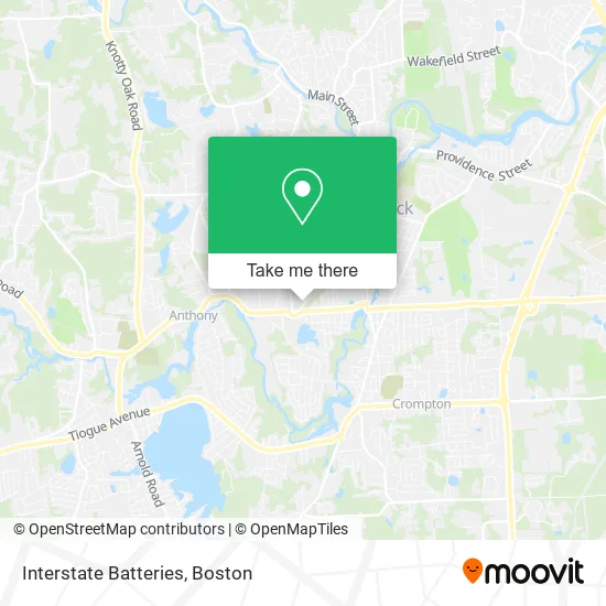Interstate Batteries map