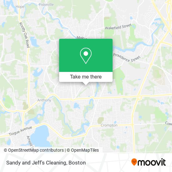 Sandy and Jeff's Cleaning map