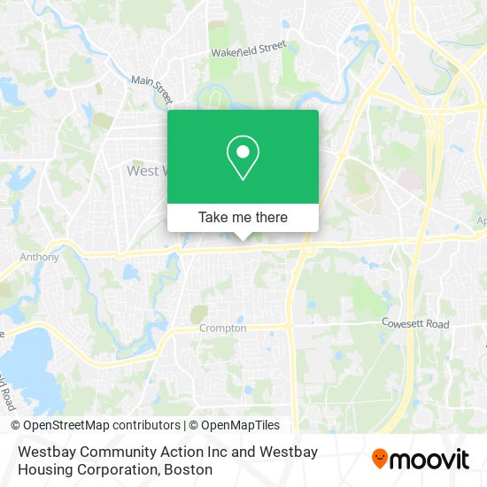 Westbay Community Action Inc and Westbay Housing Corporation map