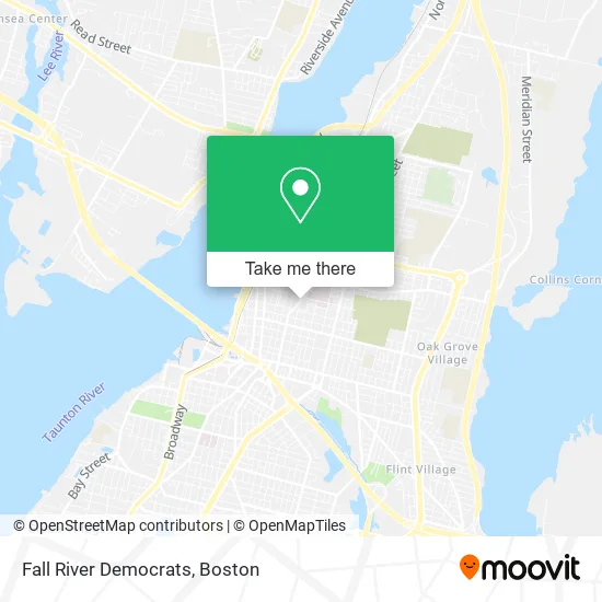 Fall River Democrats map