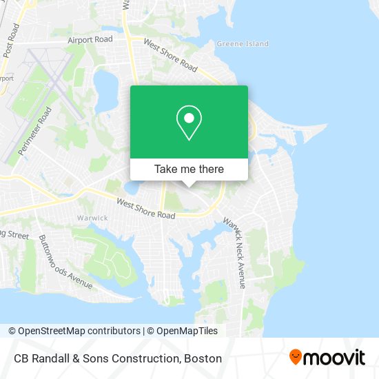 CB Randall & Sons Construction map