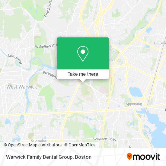 Mapa de Warwick Family Dental Group