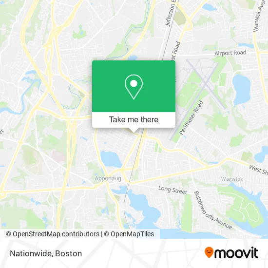Mapa de Nationwide