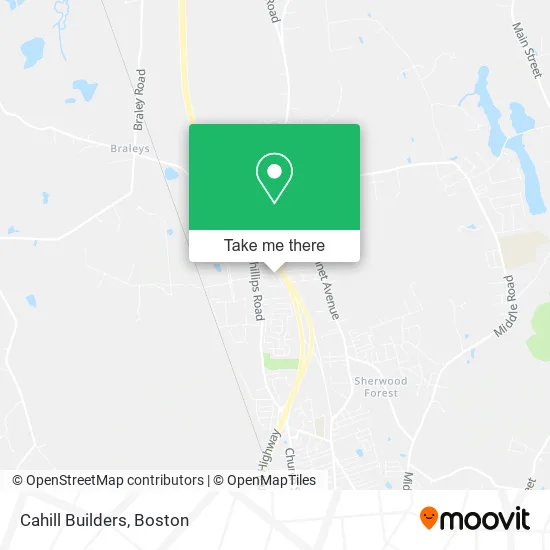 Cahill Builders map