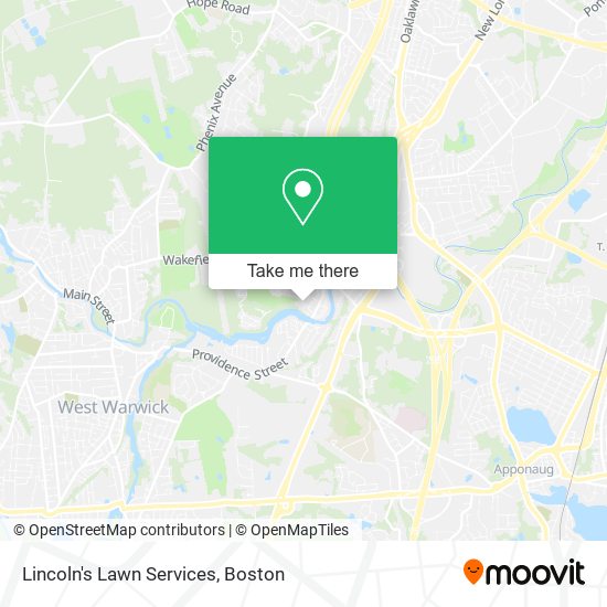 Lincoln's Lawn Services map