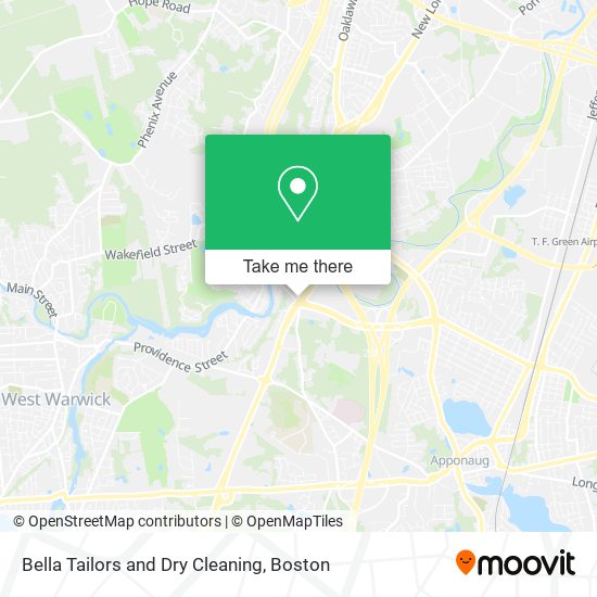 Bella Tailors and Dry Cleaning map