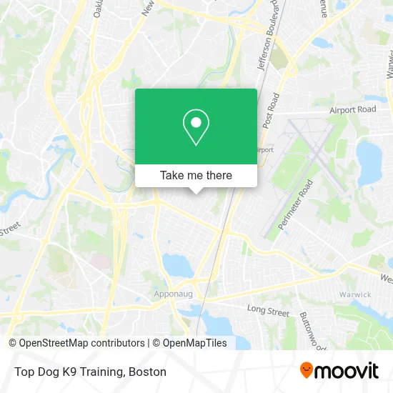 Top Dog K9 Training map