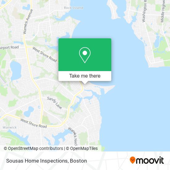 Sousas Home Inspections map