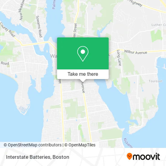 Interstate Batteries map