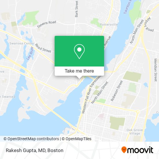 Rakesh Gupta, MD map