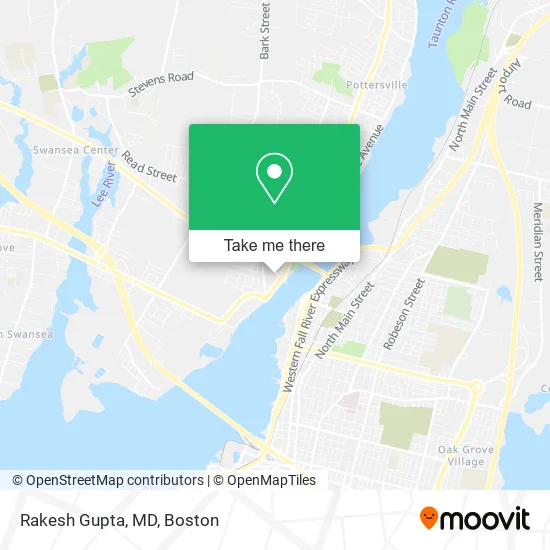 Rakesh Gupta, MD map