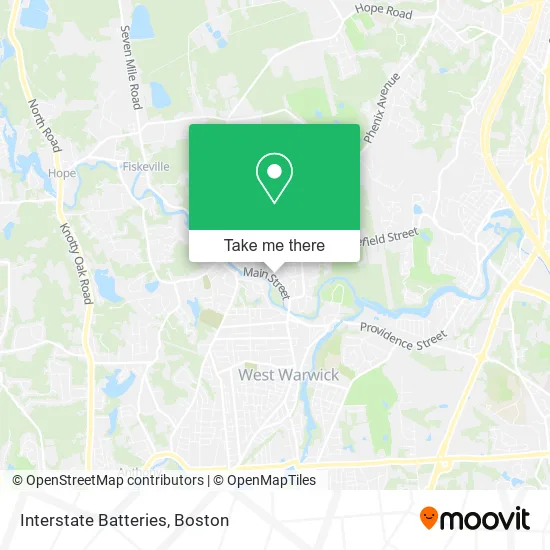 Interstate Batteries map