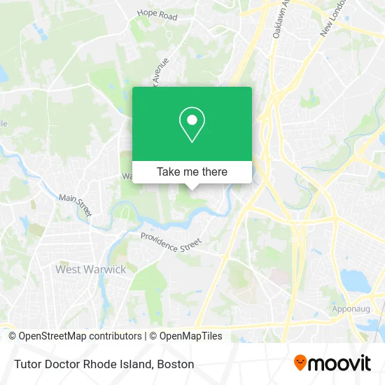 Tutor Doctor Rhode Island map