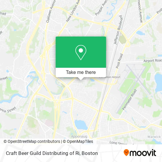 Mapa de Craft Beer Guild Distributing of Ri