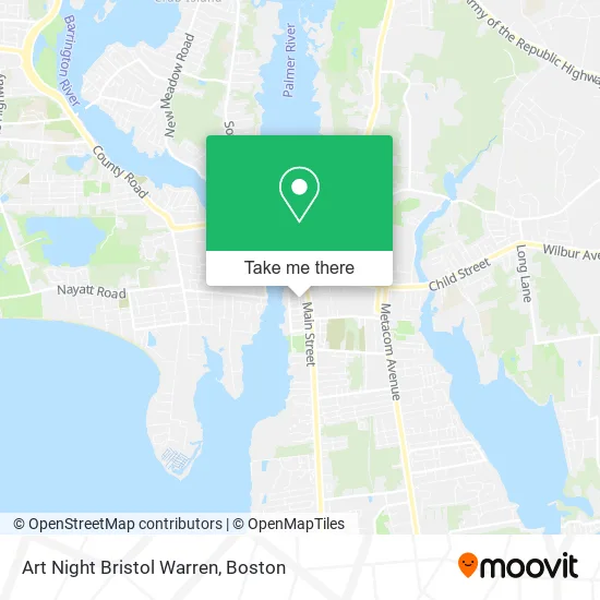 Art Night Bristol Warren map