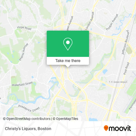 Christy's Liquors map