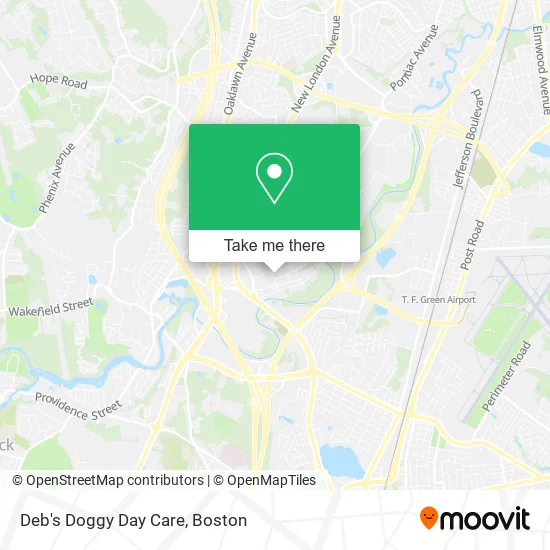 Mapa de Deb's Doggy Day Care